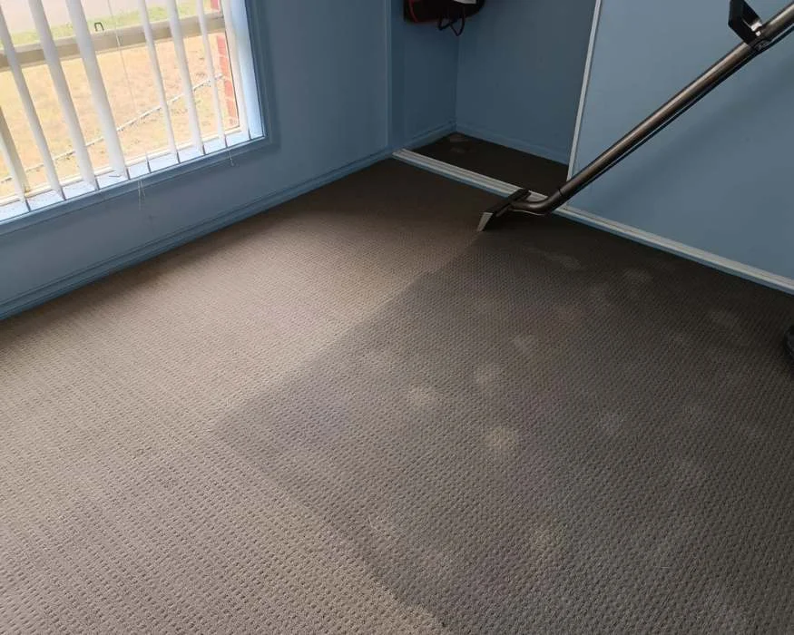 Carpet drying process underway in a Geelong residential property using professional drying equipment